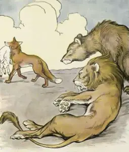 Lion, Bear, and Fox