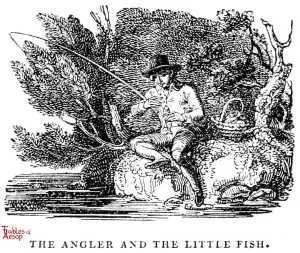 Whittingham - Angler and Little Fish