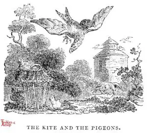 Whittingham - Kite and Pigeons