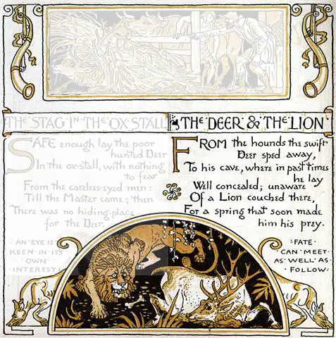 Deer and Lion