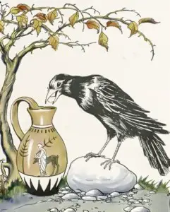 Crow and Pitcher