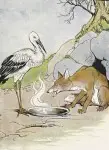 Fox and Stork