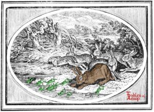 Bewick - 0285 - Hares and Frogs